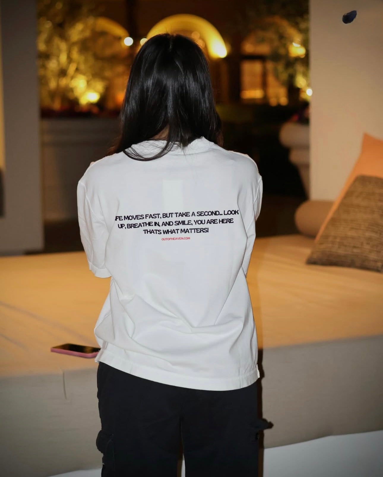 SMILE TEE "White"