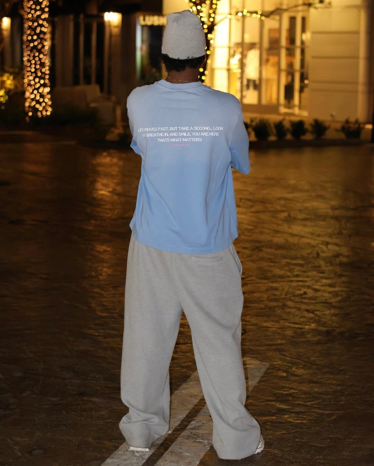 SMILE TEE "Blue"