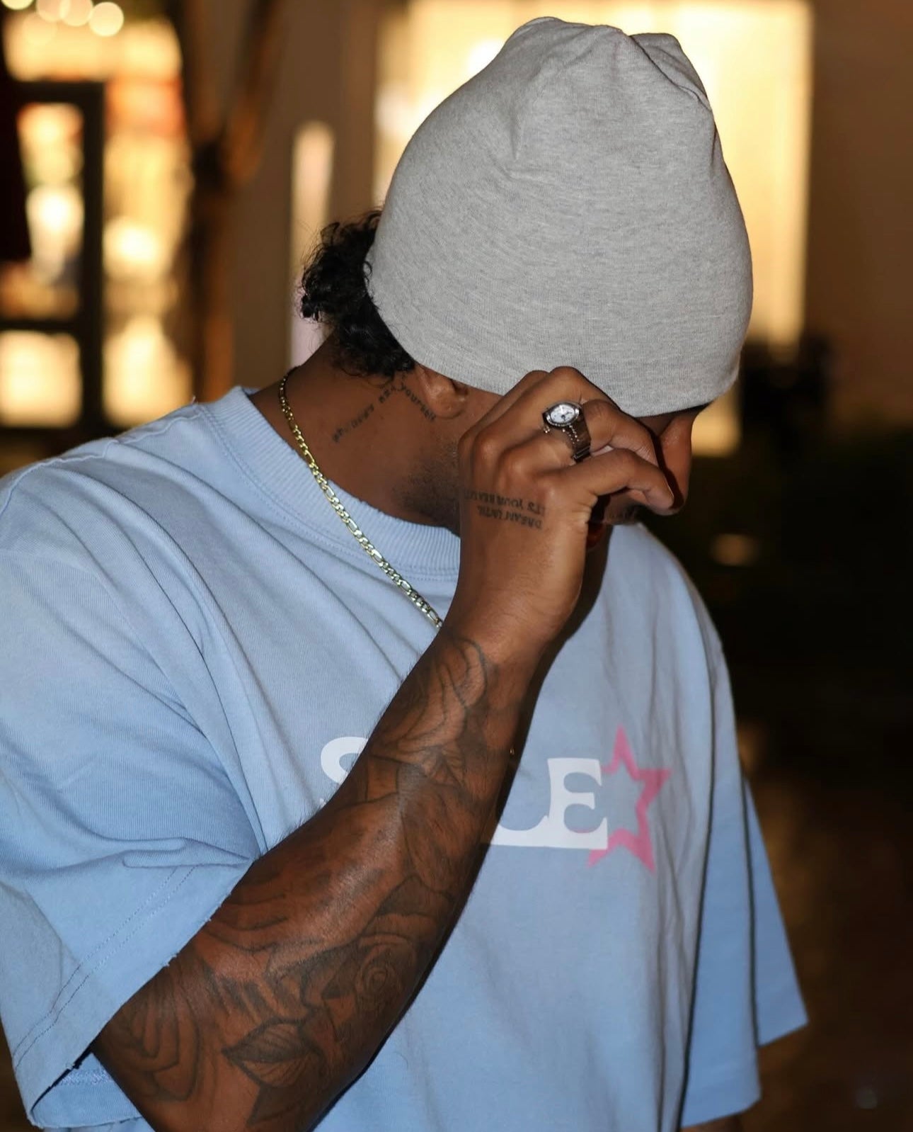 SMILE TEE "Blue"