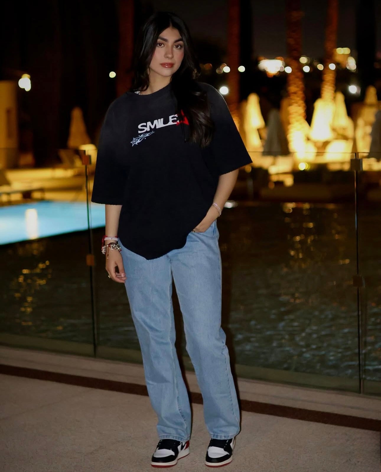 SMILE TEE "Black"
