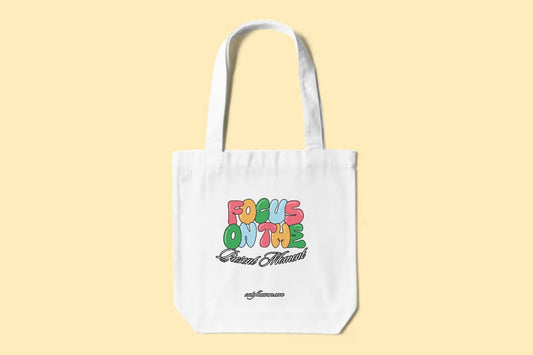 Focus On The Present Moment Tote Bag