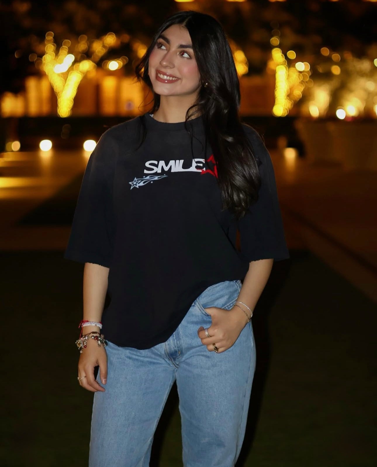 SMILE TEE "Black"