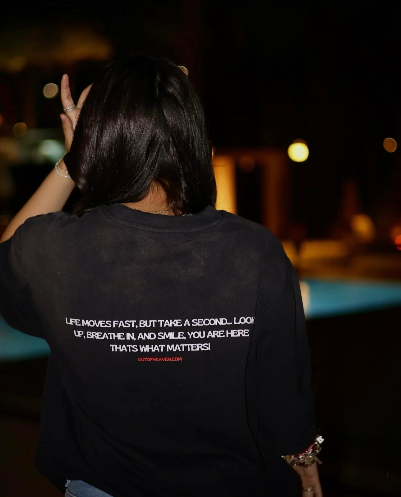SMILE TEE "Black"