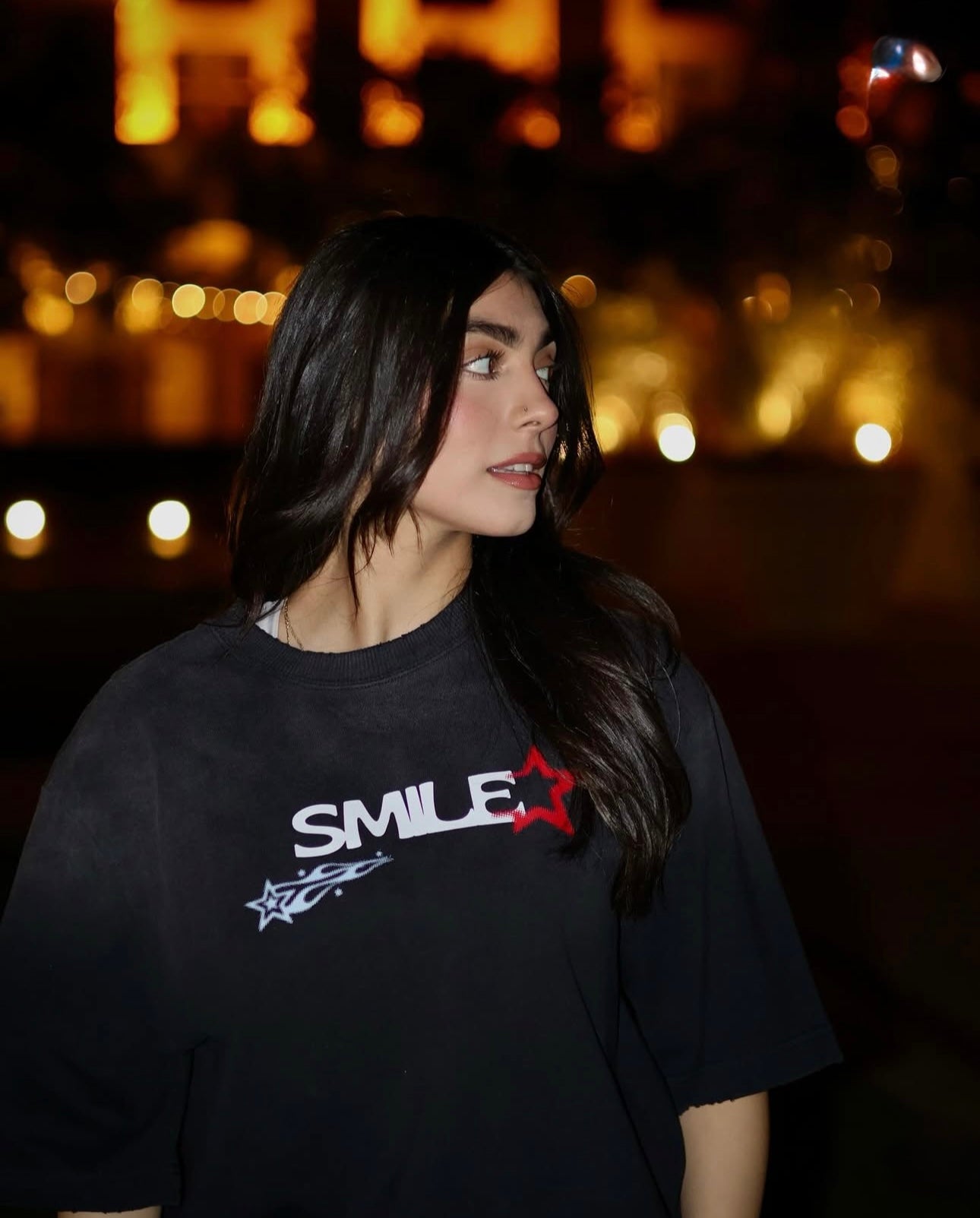 SMILE TEE "Black"