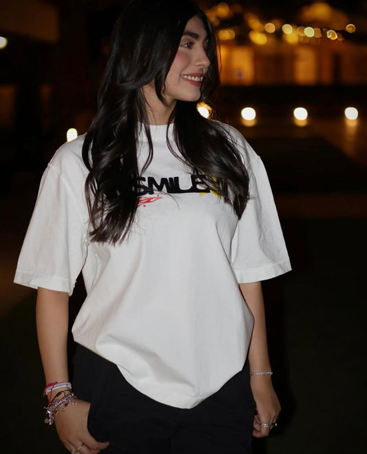 SMILE TEE "White"